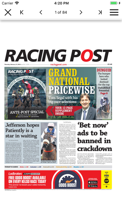 Racing Post Digital Newspaper screenshot 3