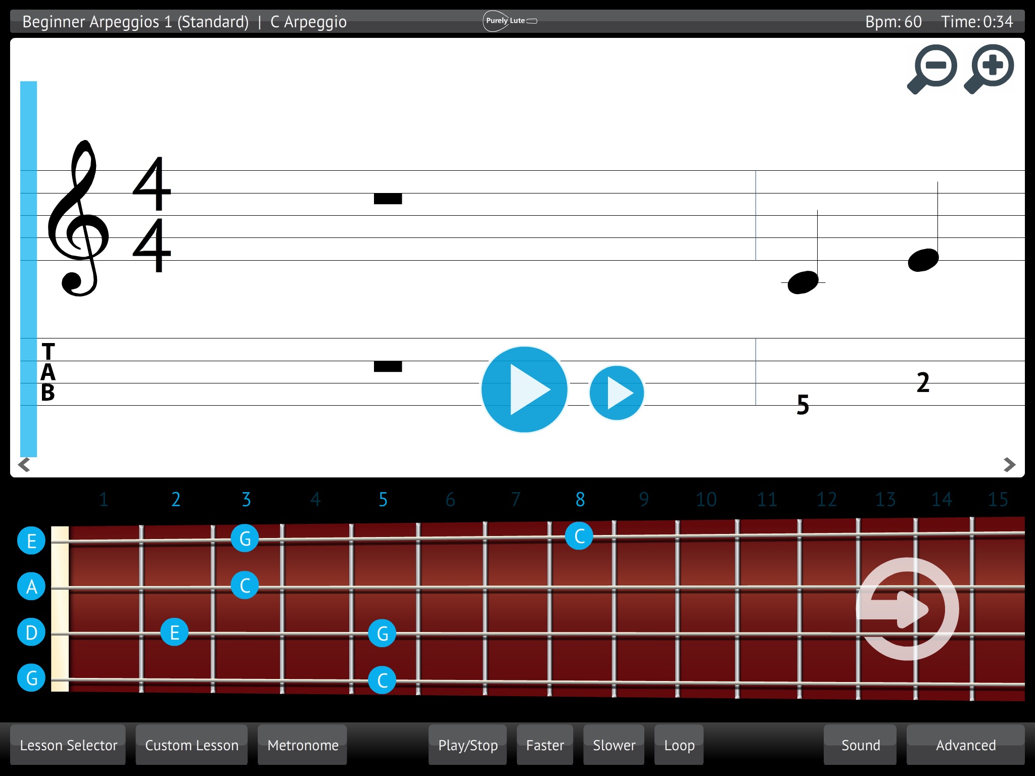 Lute Lessons & Learn screenshot 2