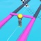 Drag your finger left and right to adjust the rod so it fits through the rails and begin exploring the world with this new fun and addictive game