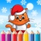 Christmas Coloring Pages for Kids is a perfect edutainment app for your toddler