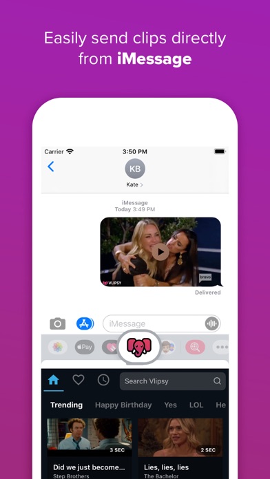 How to cancel & delete VLIPSY: Clips for Messaging from iphone & ipad 4