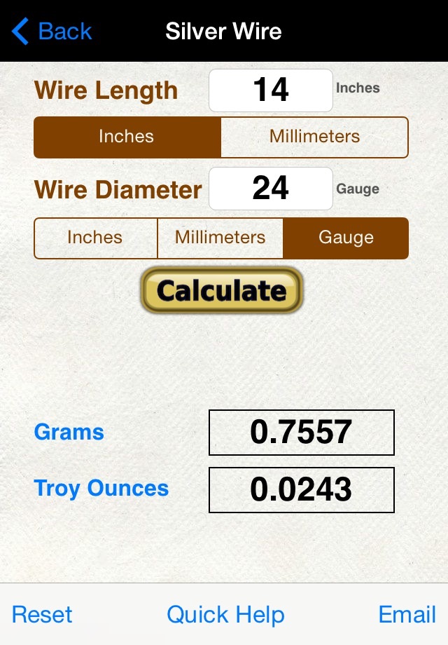 Precious Metal&Gem Calculator screenshot 2