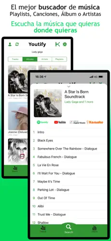 Screenshot 1 Youtify + for Spotify Premium iphone