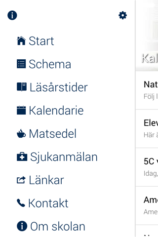 Skolapp Kalmar screenshot 2
