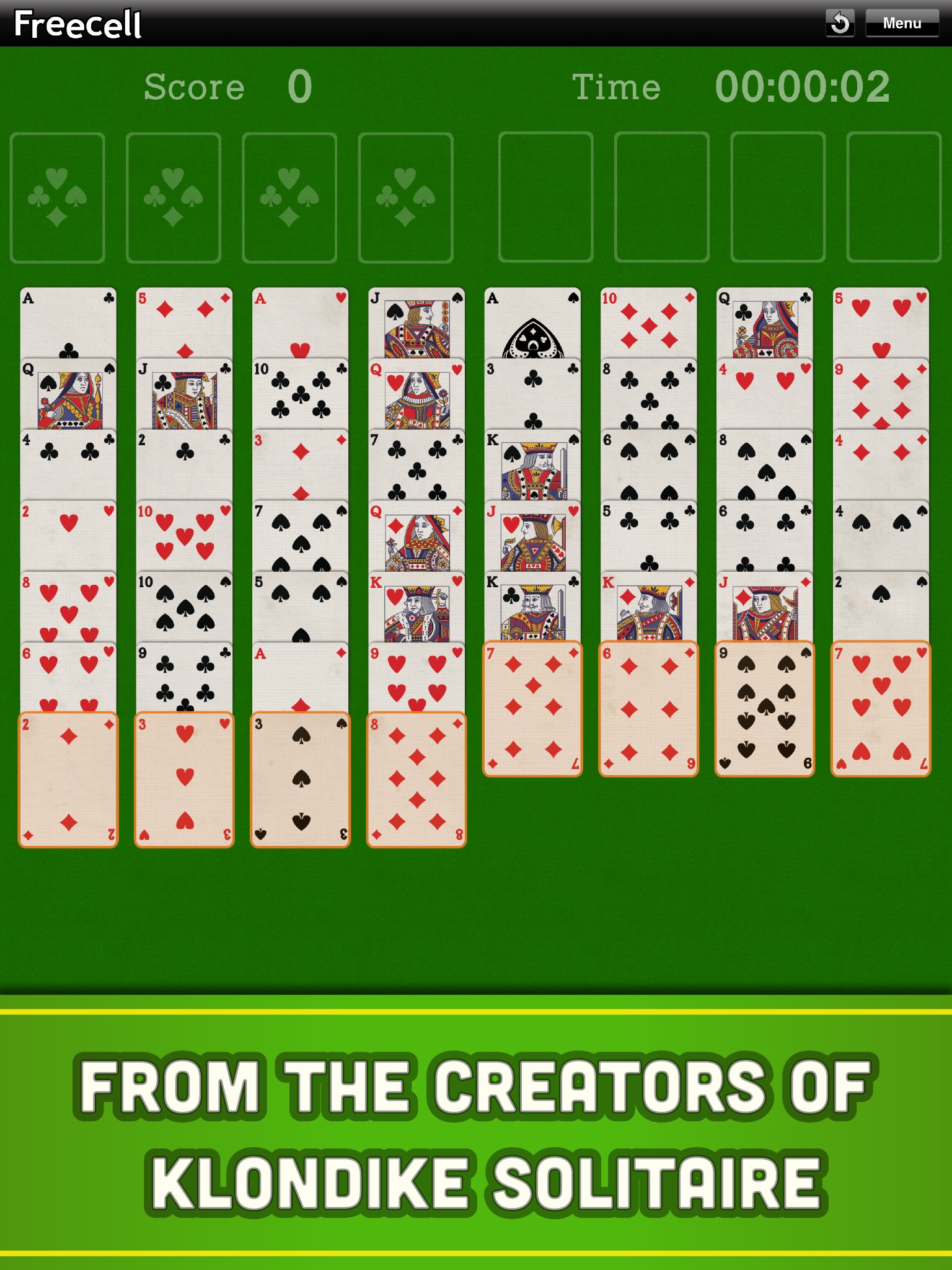 Freecell - Classic Solitaire screenshot 2