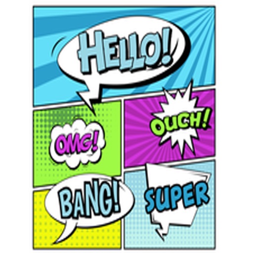 Comic Font Anime Stickers icon