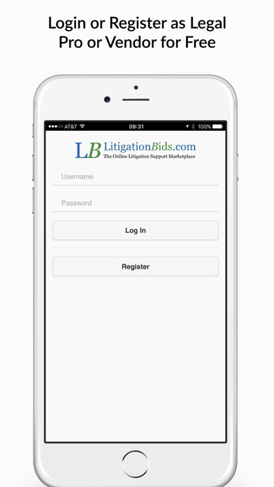 How to cancel & delete Litigation Bids from iphone & ipad 1