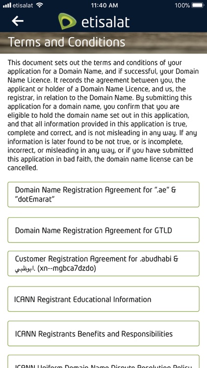 Etisalat Domains screenshot-5