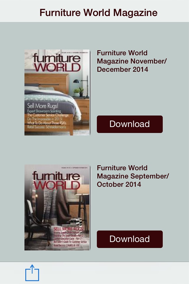 FurnitureWorldMagazine screenshot 2