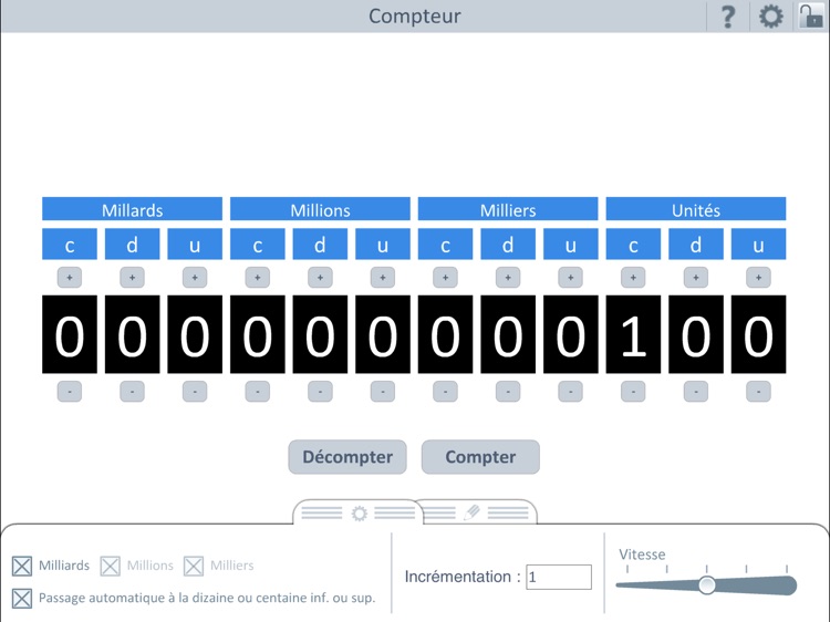 Outils pour l'école : Compteur