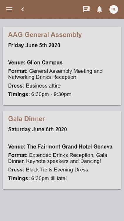 AAG GA & Gala Dinner