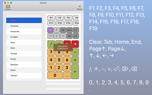 Numeric Keypad