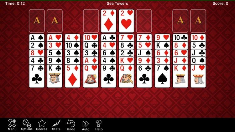 Sea Towers Solitaire Game