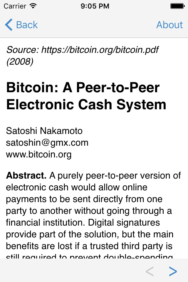 Bitcoin White Paper screenshot 2