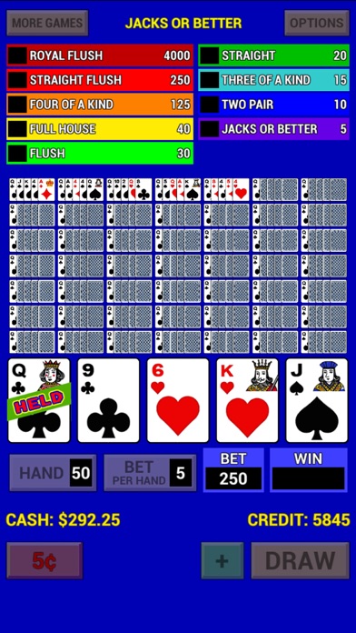 Video Poker Multi. screenshot 3