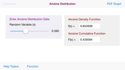 How to cancel & delete Arcsine Distribution from iphone & ipad 4