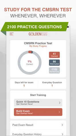 Game screenshot CMSRN Practice Test mod apk