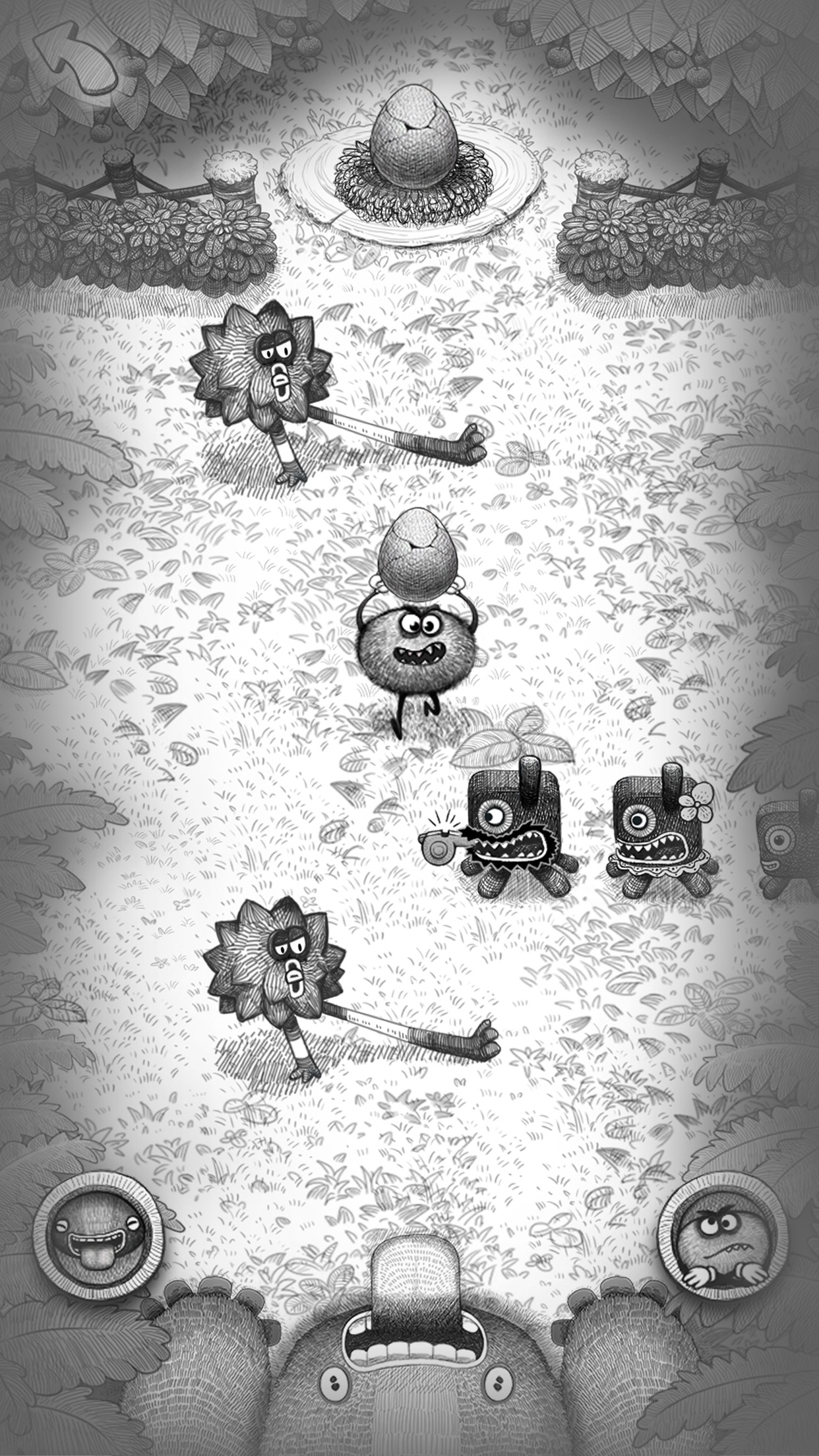 Screenshot do app Bad Hungry Monster