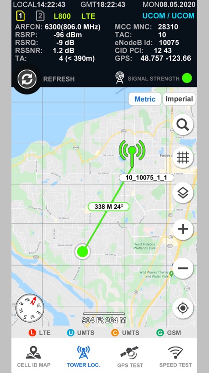 Cell Phone Towers World Map