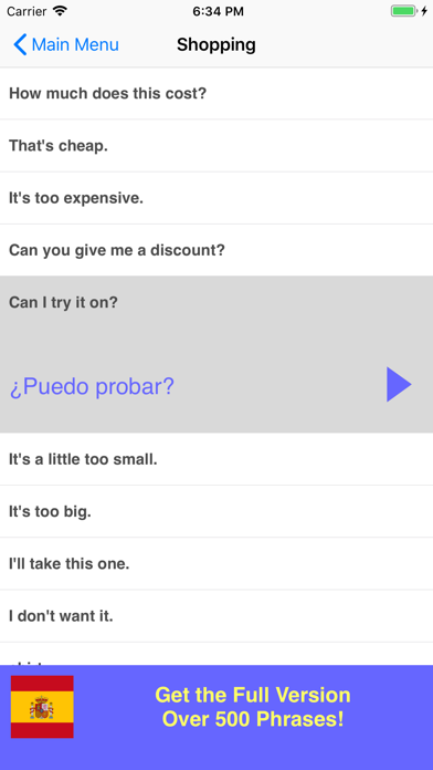 How to cancel & delete Speak Spanish Phrasebook Lite from iphone & ipad 3