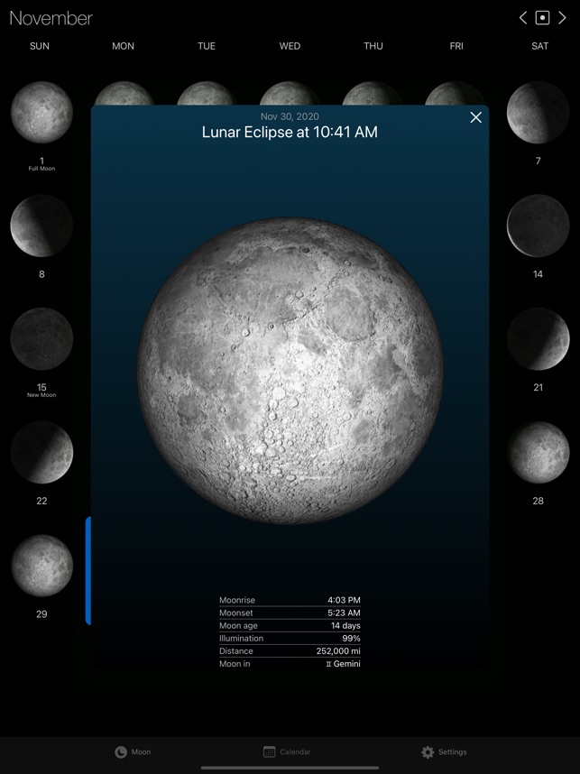 Lunar Phase Widget On The App Store