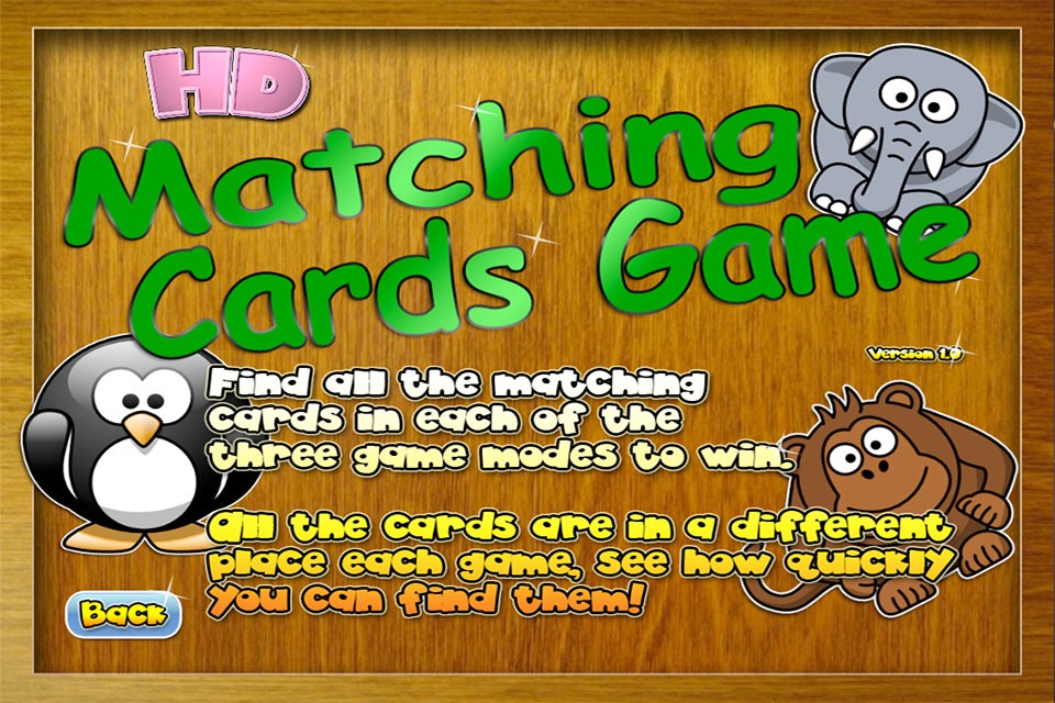 The Matching Cards Game screenshot 2