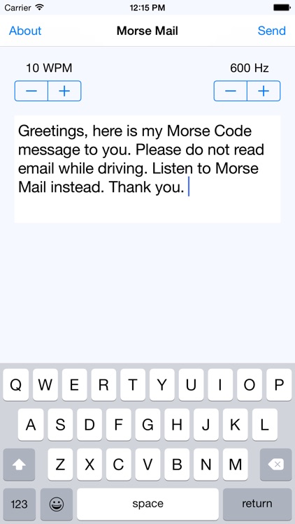 Morse Email
