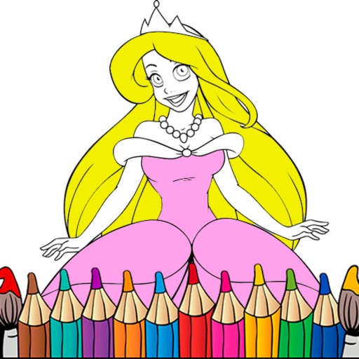 Princess Coloring Pages & Book Download