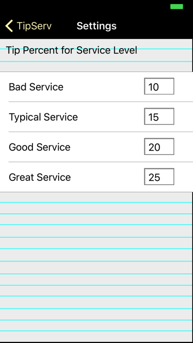 How to cancel & delete TipServ - Tip Calculator from iphone & ipad 2