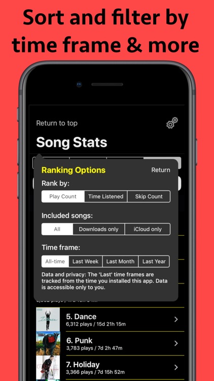 Song Stats for Apple Music screenshot-2