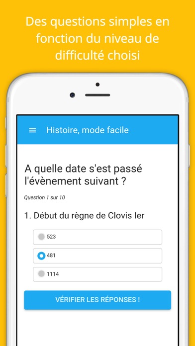 How to cancel & delete Quiz Histoire de France from iphone & ipad 1