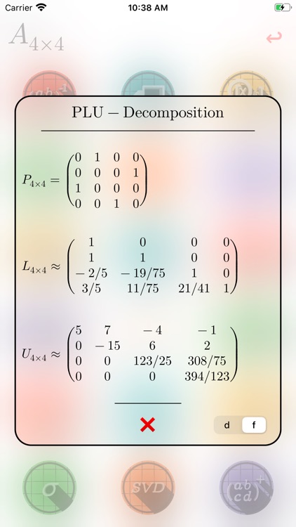 Matrix Numerics