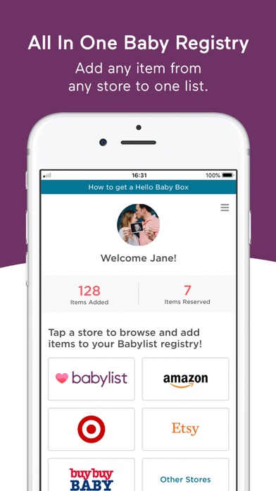 all in one baby registry