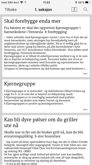 Vennesla Tidende eAvis screenshot 4
