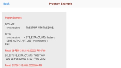 How to cancel & delete PL/SQL Timestamp/Interval from iphone & ipad 4