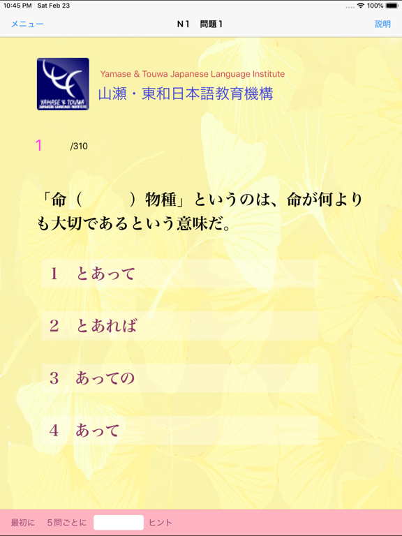 N1 文法問題集for Ios Iosx Pro