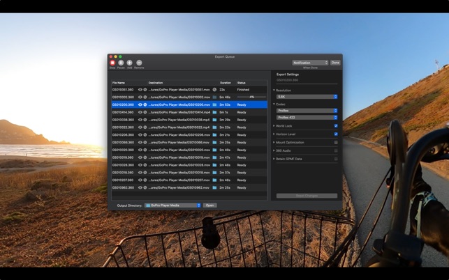 Gopro Player をmac App Storeで