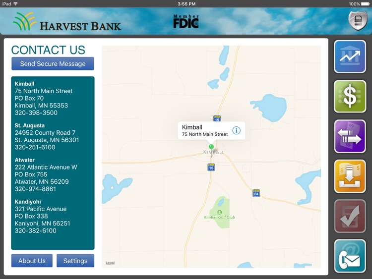 Harvest Bank Mobile for iPad screenshot-4