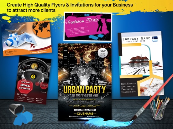 Flyer & Invitation Creator Screenshots