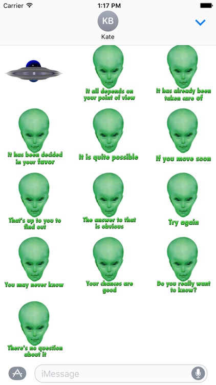 Ask An Alien Sticker Pack