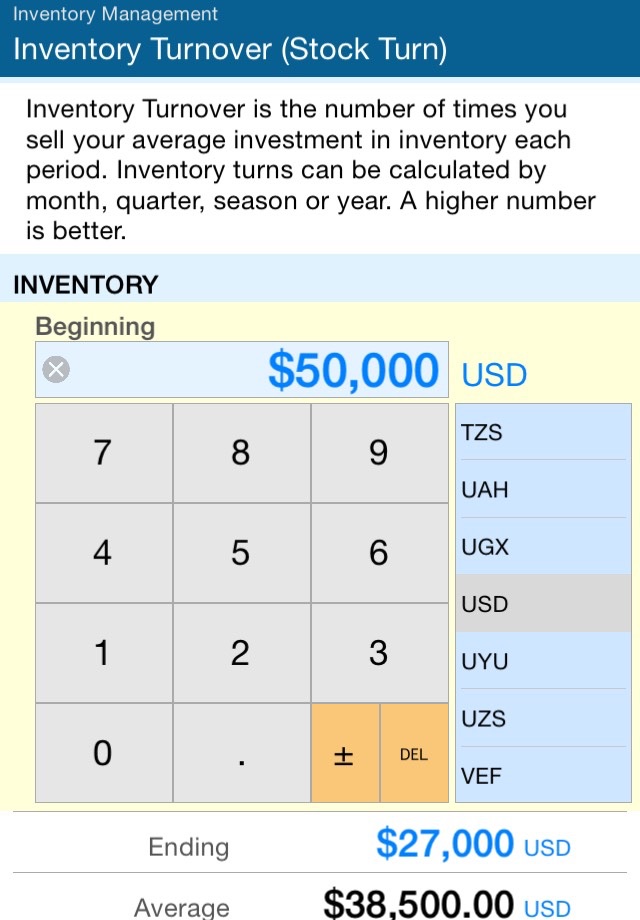 Retail Calculators screenshot 2