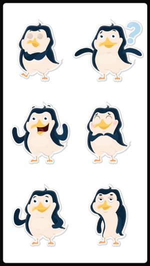 Funny Penguin Emojis Stickers(圖3)-速報App