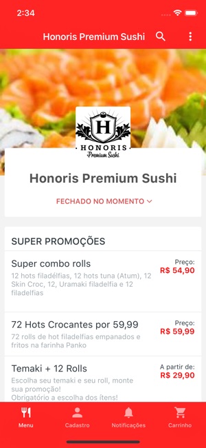 Honoris Premium Sushi Delivery(圖3)-速報App