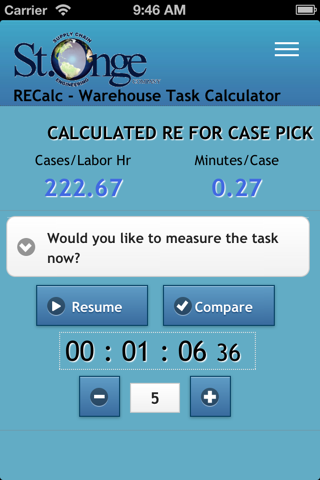 RECalc - Work Task Calculator - náhled
