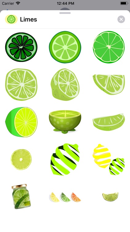 Lime Stickers screenshot-0