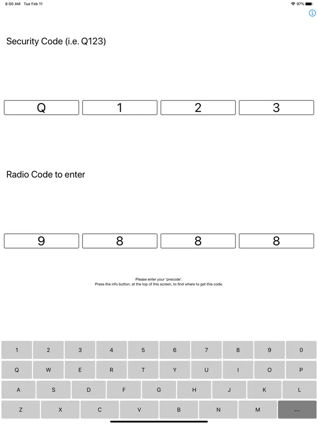 Captura 2 Radio Decoder for Renault iphone