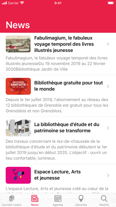 Grenoble Municipal Library screenshot 2