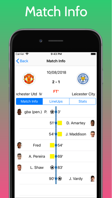 Football Live Scores. screenshot 2