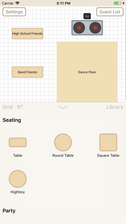 Seat Puzzle for Floor Plans