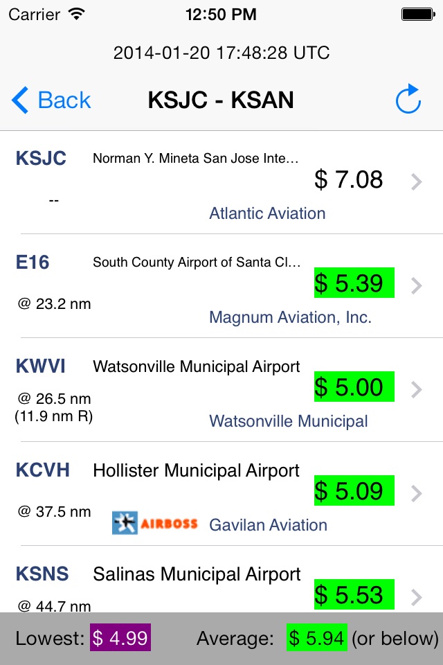 AirNav FBO screenshot 3